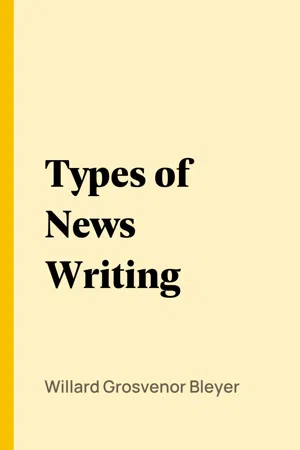 Types of News Writing