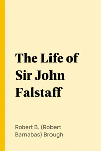 The Life of Sir John Falstaff_cover