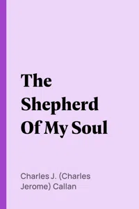 The Shepherd Of My Soul_cover