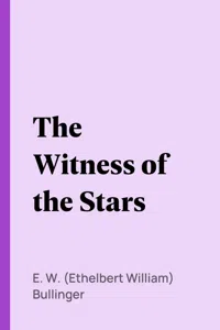 The Witness of the Stars_cover