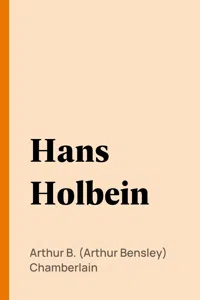 Hans Holbein_cover