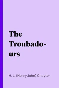 The Troubadours_cover