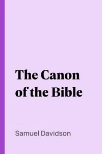 The Canon of the Bible_cover