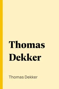 Thomas Dekker_cover