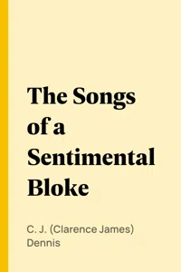 The Songs of a Sentimental Bloke_cover