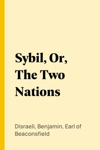 Sybil, Or, The Two Nations_cover