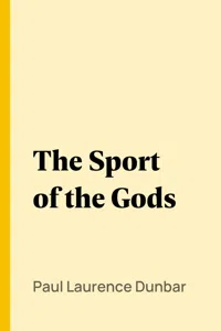 The Sport of the Gods_cover