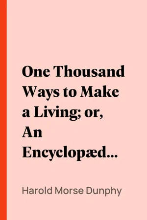 One Thousand Ways to Make a Living; or, An Encyclopædia of Plans to Make Money