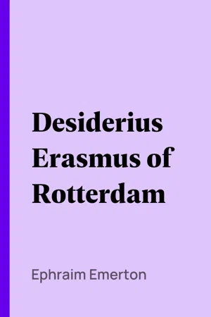 Desiderius Erasmus of Rotterdam