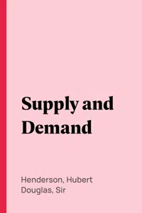 Supply and Demand_cover