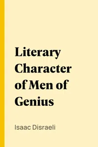 Literary Character of Men of Genius_cover