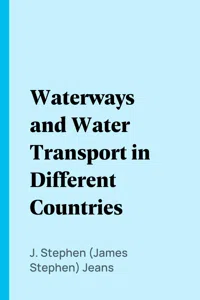Waterways and Water Transport in Different Countries_cover