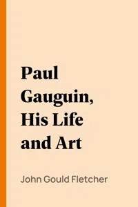 Paul Gauguin, His Life and Art_cover