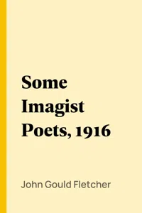 Some Imagist Poets, 1916_cover