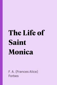 The Life of Saint Monica_cover