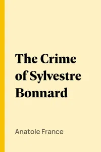 The Crime of Sylvestre Bonnard_cover