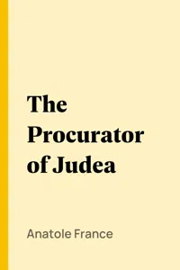 The Procurator of Judea_cover