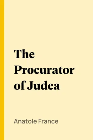 The Procurator of Judea