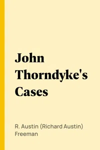 John Thorndyke's Cases_cover