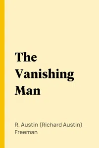 The Vanishing Man_cover