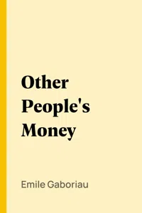 Other People's Money_cover