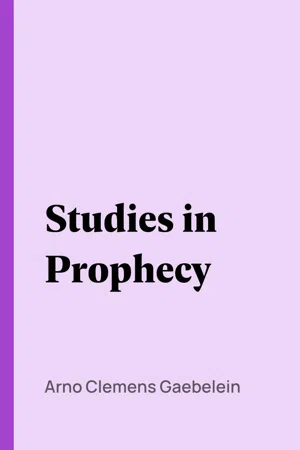 Studies in Prophecy