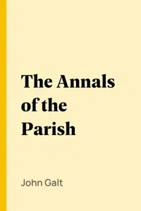 The Annals of the Parish_cover