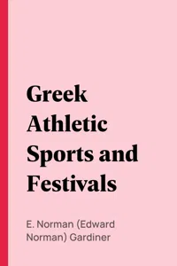 Greek Athletic Sports and Festivals_cover