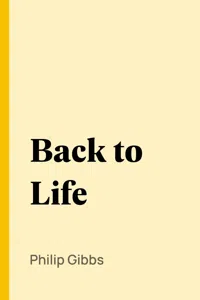 Back to Life_cover