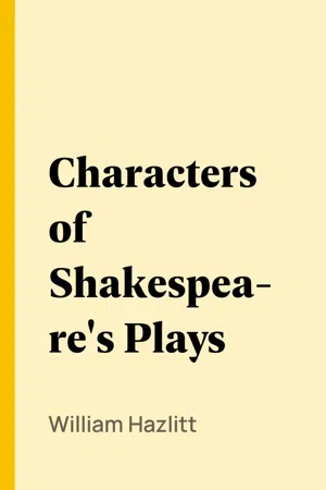 Characters of Shakespeare's Plays