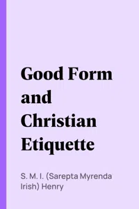 Good Form and Christian Etiquette_cover