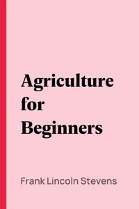 Agriculture for Beginners_cover