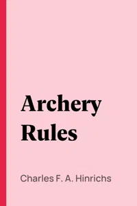 Archery Rules_cover