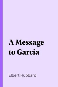 A Message to Garcia_cover