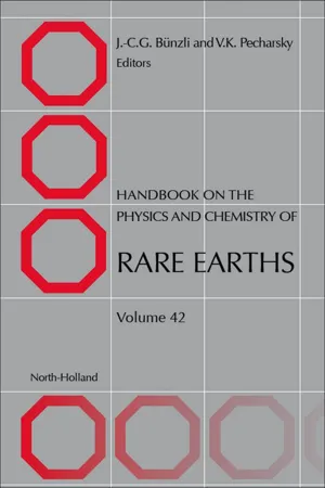 Handbook on the Physics and Chemistry of Rare Earths