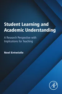 Student Learning and Academic Understanding_cover