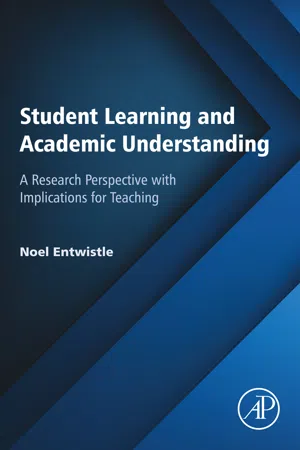 Student Learning and Academic Understanding