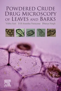 Powdered Crude Drug Microscopy of Leaves and Barks_cover