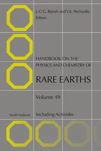 Handbook on the Physics and Chemistry of Rare Earths_cover