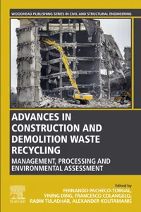 Advances in Construction and Demolition Waste Recycling_cover