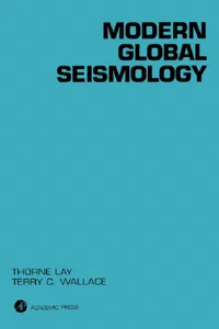 Modern Global Seismology_cover