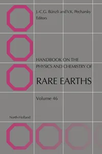 Handbook on the Physics and Chemistry of Rare Earths_cover