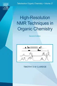 High-Resolution NMR Techniques in Organic Chemistry_cover