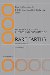 Handbook on the Physics and Chemistry of Rare Earths_cover