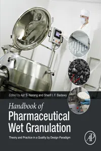 Handbook of Pharmaceutical Wet Granulation_cover