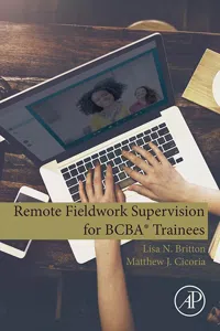 Remote Fieldwork Supervision for BCBA® Trainees_cover