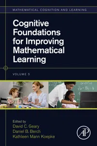 Cognitive Foundations for Improving Mathematical Learning_cover