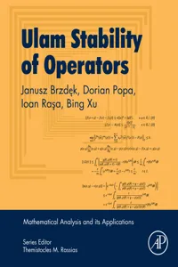 Ulam Stability of Operators_cover