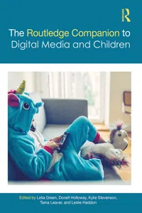 The Routledge Companion to Digital Media and Children_cover