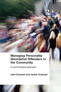 Managing Personality Disordered Offenders in the Community_cover